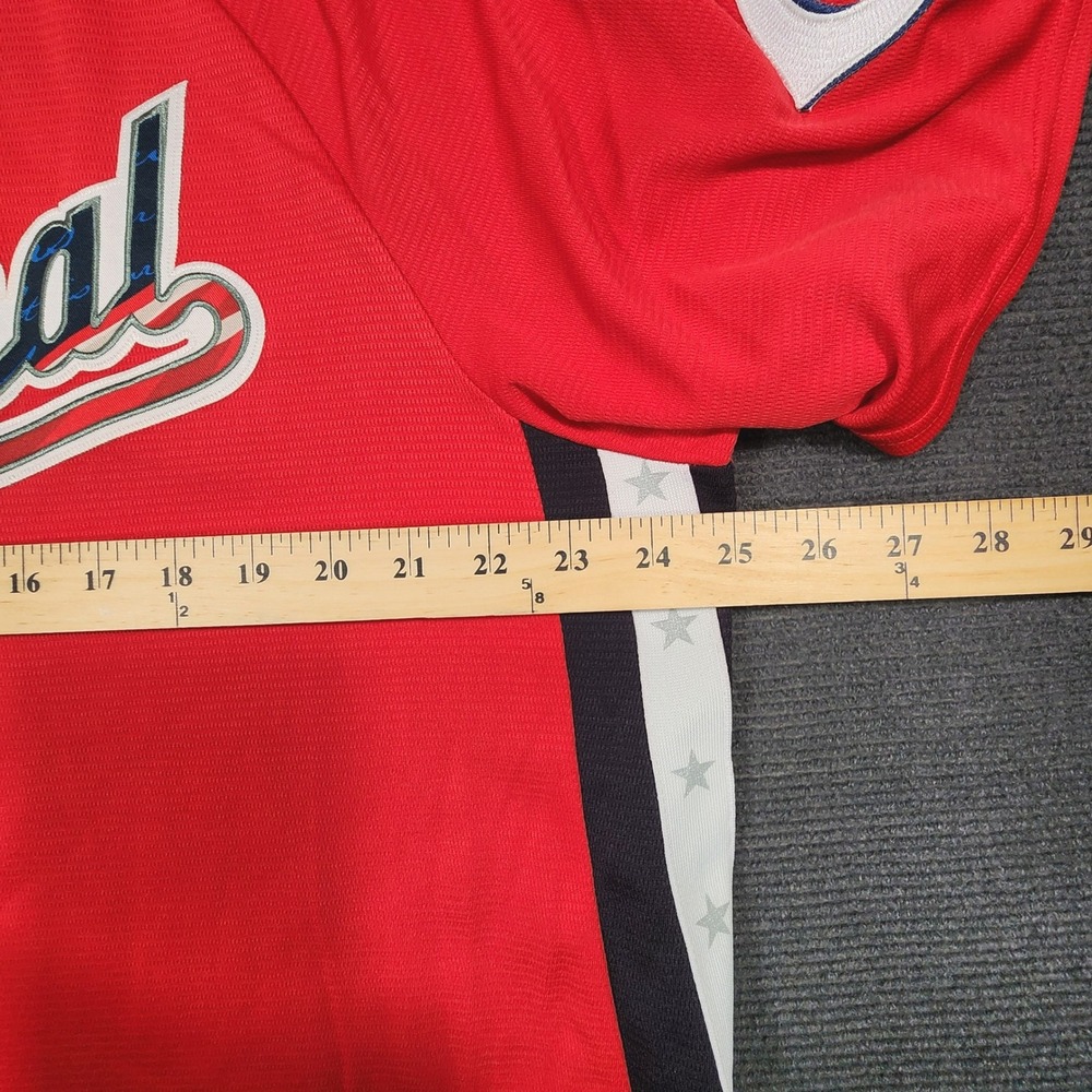 2018 National League All Star Game Jersey Washington DC Men SZ 48 #3 Gennett - Picture 10 of 11
